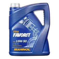 Моторна олива MANNOL FAVORIT SAE 15W-50 5л (MN7510-5)