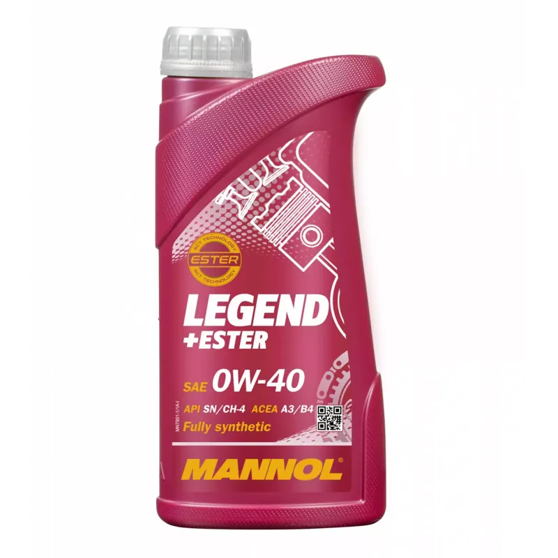 Моторна олива MANNOL LEGEND+ESTER 0W-40 1л (MN7901-1)