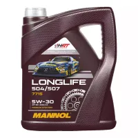 Моторна олива MANNOL LONGLIFE 504/507 5W-30 5л (MN7715-5)