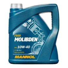 Моторна олива MANNOL MOLIBDEN 10W-40 4л (MN7505-4)