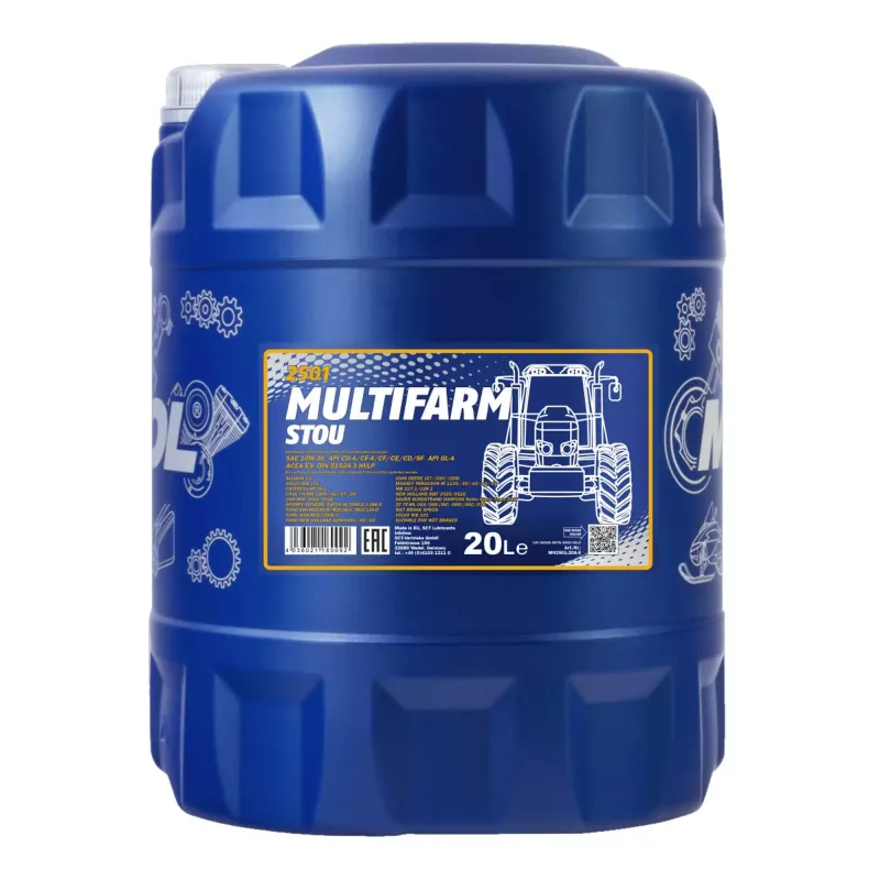 Моторна олива MANNOL MULTIFARM STOU SAE 10W-30 20л (MN2501-20)