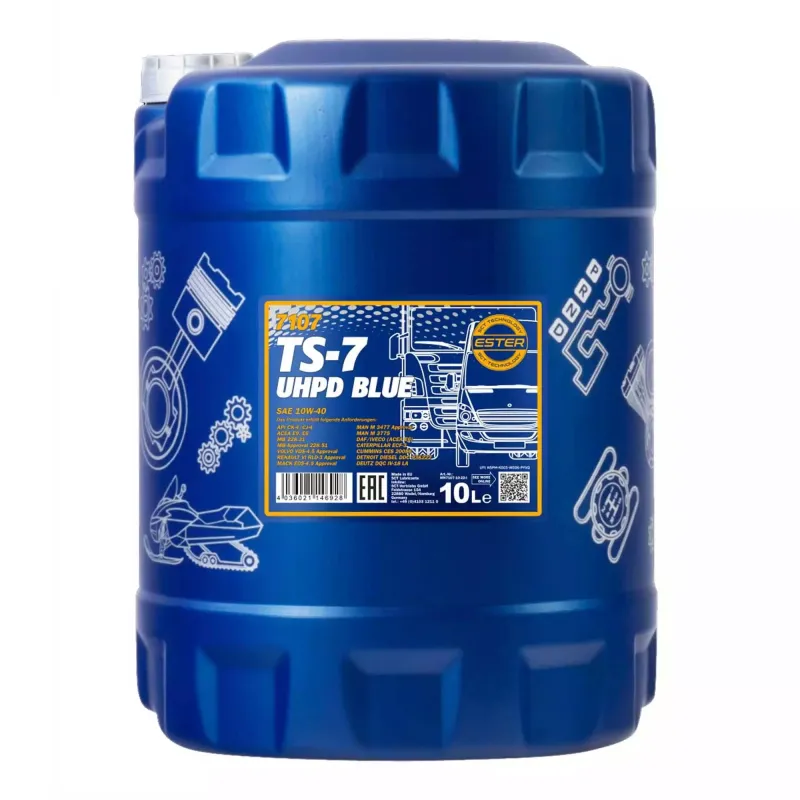 Моторна олива MANNOL TS-7 BLUE UHPD 10W-40 10л (MN7107-10)