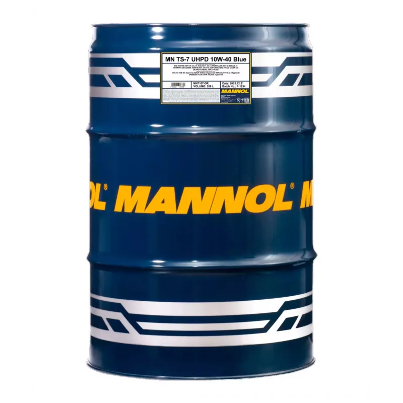 Моторна олива MANNOL TS-7 BLUE UHPD 10W-40 208л (MN7107-DR)