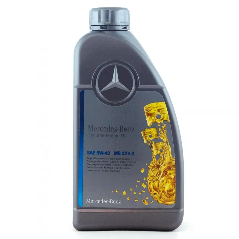 Моторна олива MERCEDES-BENZ Genuine Engine Oil MB 229.3 5W-40 1л (A000989910211AHFD)