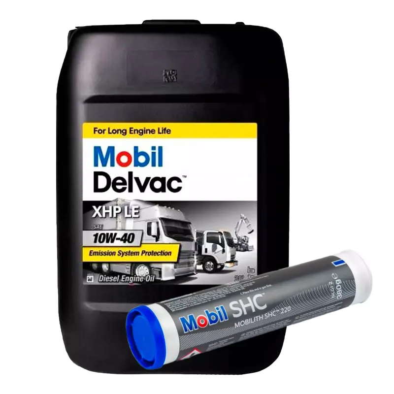 Моторна олива MOBIL DELVAC XHP ESP 10W-40 PAIL 20л + Мастило MOBILITH SHC220 0,38 кг