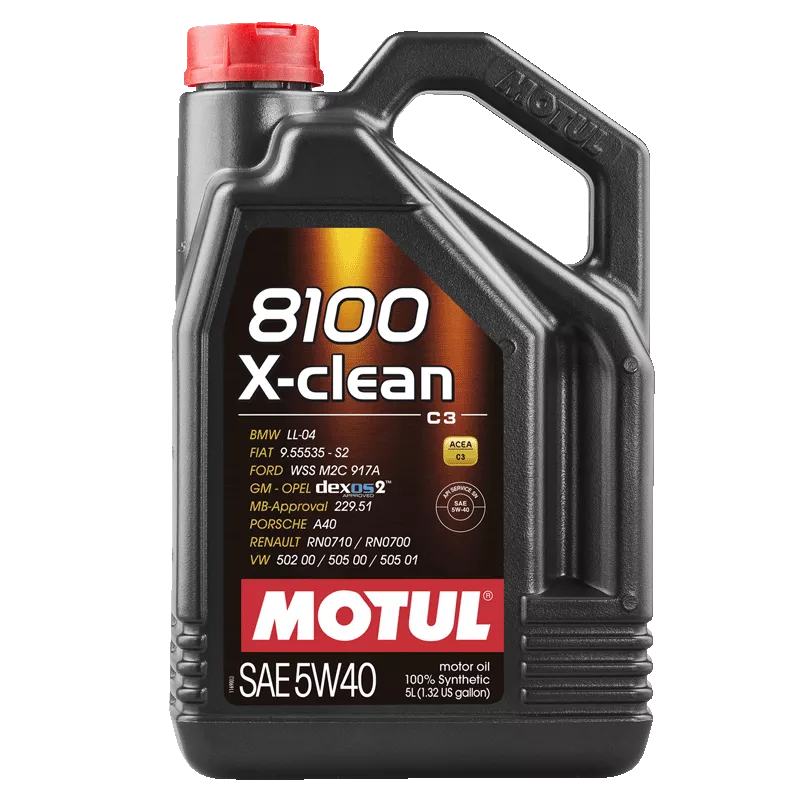 Олива моторна  MOTUL 8100 X-clean SAE 5W30 5л (854351)