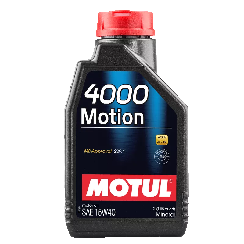 Олива моторна MOTUL 4000 Motion SAE 15W40 2л (386402)