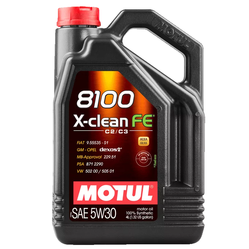 MOTUL 8100 X-CLEAN FE SAE 5W30 4л (814107)