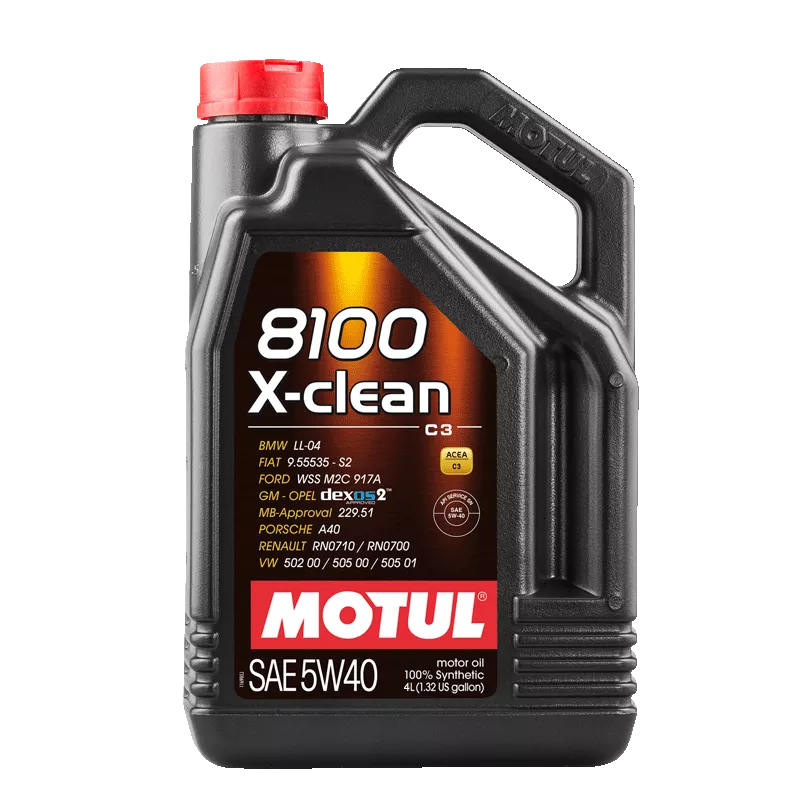 Олива моторна MOTUL 8100 X-clean SAE 5W-40 4л (854154)