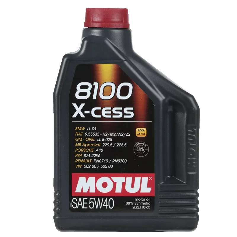 Олива моторна MOTUL 8100 X-CESS SAE 5W40 2л (368202)