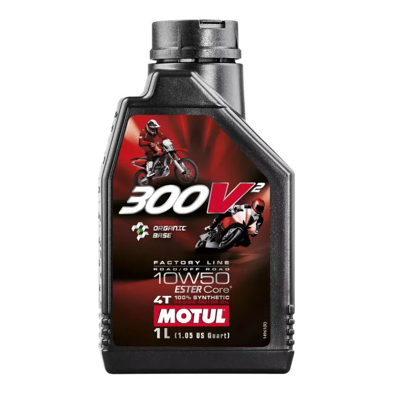 Моторна олива MOTUL 300V2 4T Factory Line Road/Off Road SAE 10W50 (1 L) (835811)