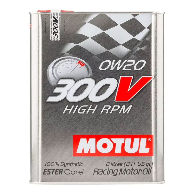 Моторна олива MOTUL 300V High RPM SAE 0W20 (2 L) (824502)