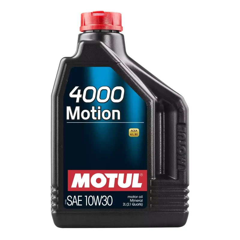 Олива моторна MOTUL 4000 Motion SAE 10W30 2л (387202)