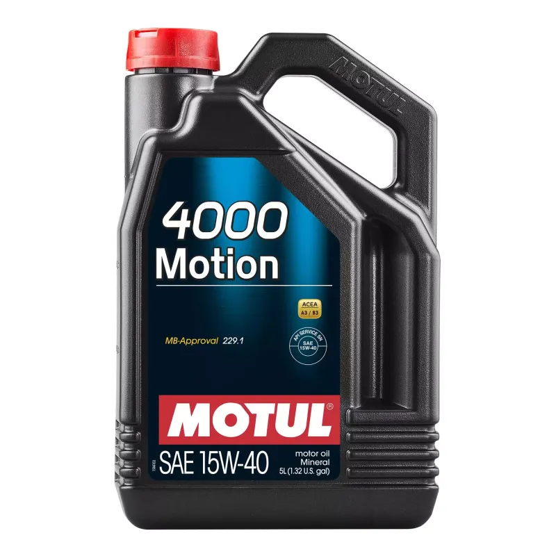 Олива моторна MOTUL 4000 Motion SAE 15W40 5л (386406)