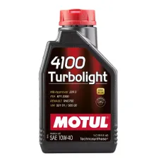 Моторна олива MOTUL 4100 Turbolight SAE 10W40 1л (387601/108644)