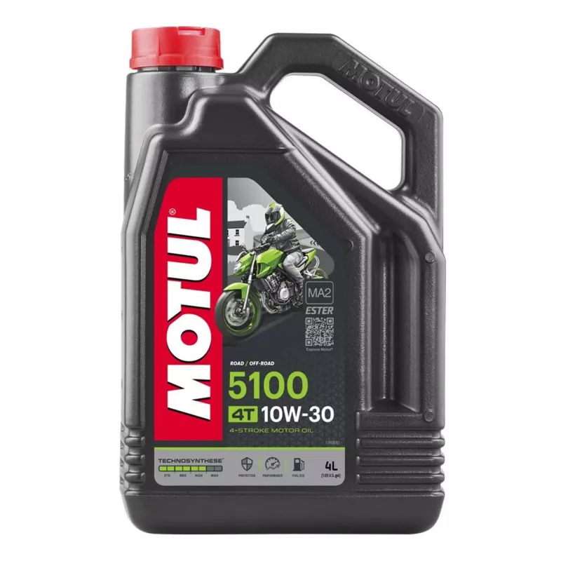 Олива моторна MOTUL 5100 4T SAE 10W30 4л (836641)