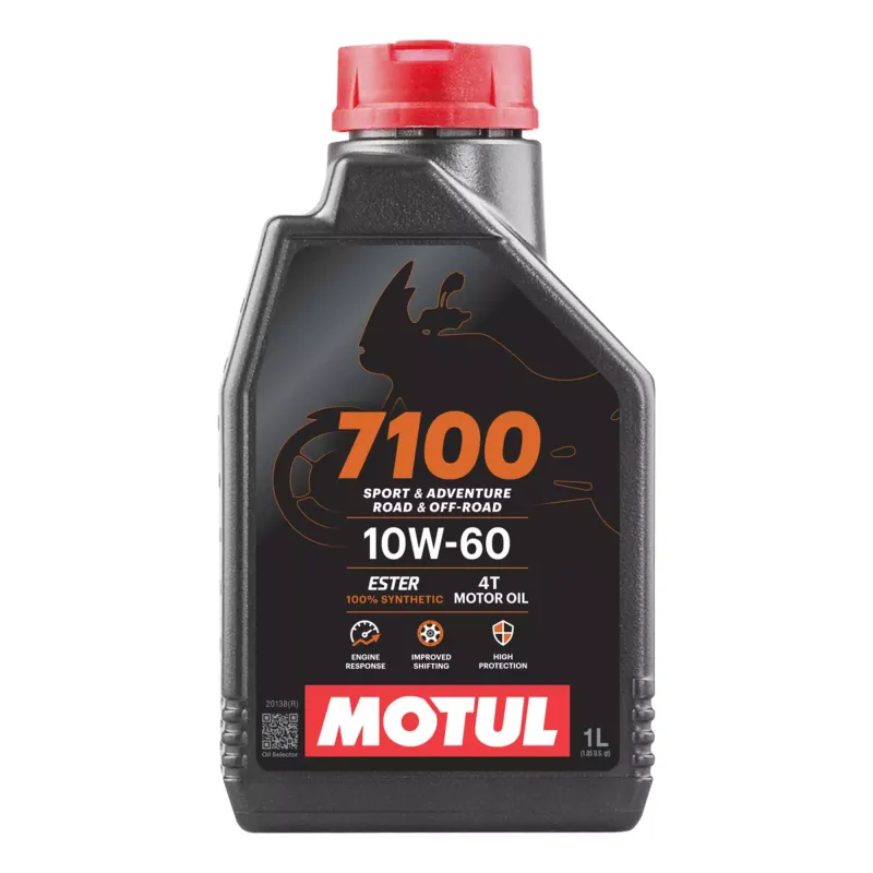 Олива моторна MOTUL 7100 4T SAE 10W60 1л (845511/104100)