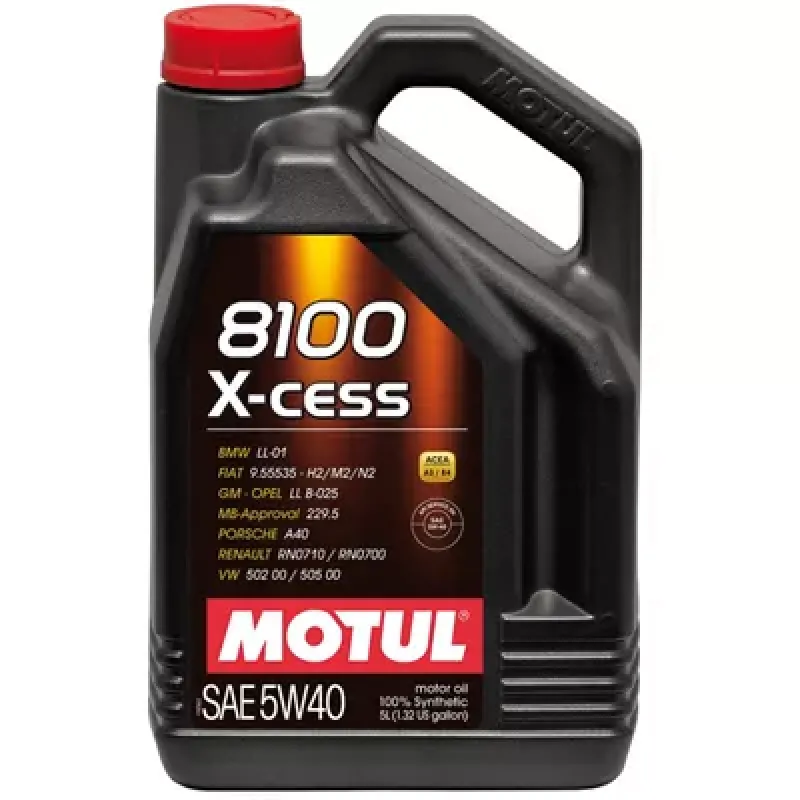 Масло моторне MOTUL 8100 X-cess 5W-40 5л (102870)