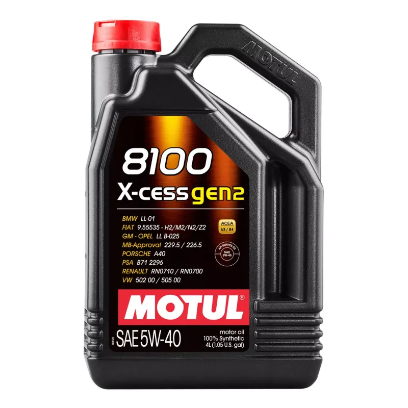 Моторне масло MOTUL 8100 X-CESS SAE 5W40 (4л) (104256)