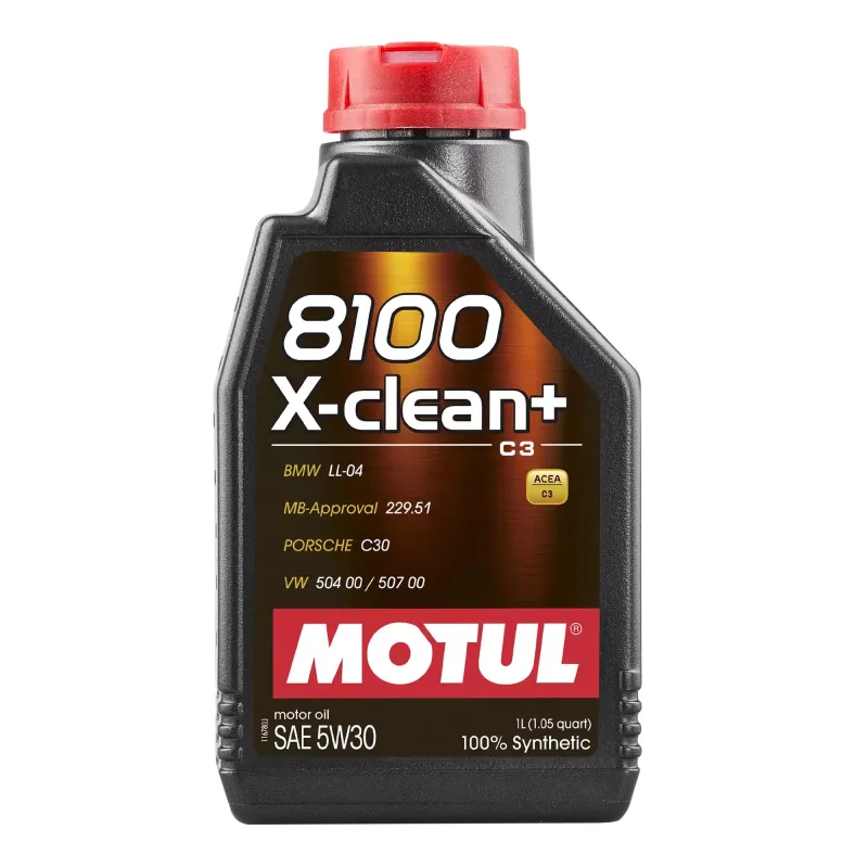 Моторна олія MOTUL 8100 X-CLEAN + 5W30 1л (854711)