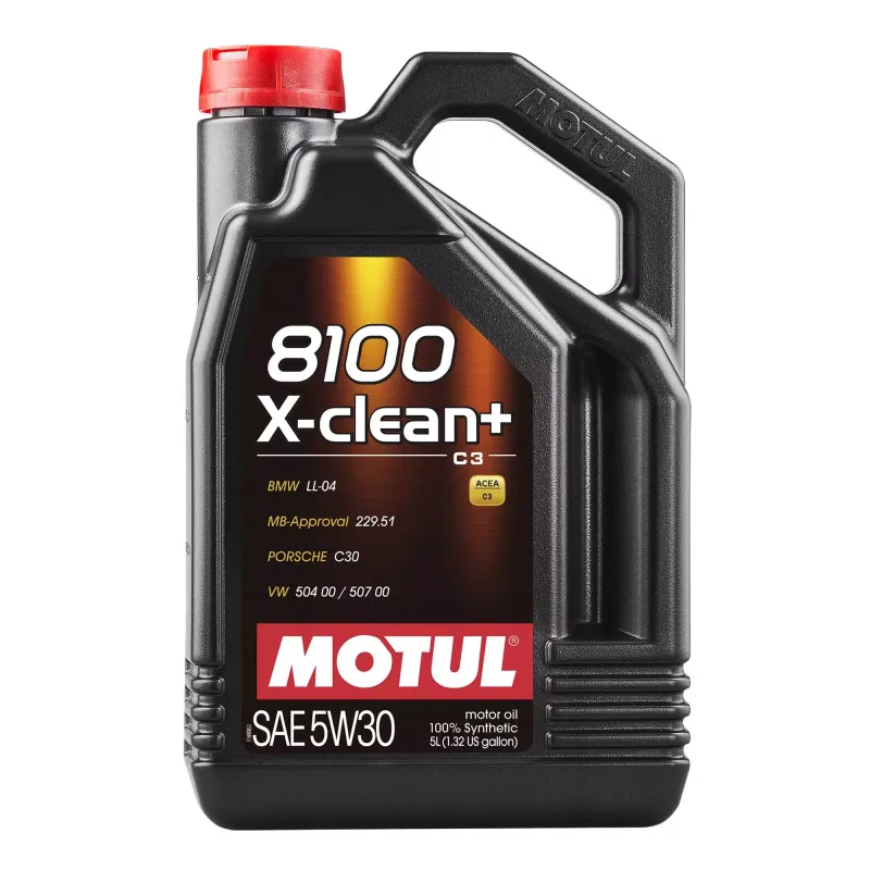 Моторна олива  MOTUL 8100 X-CLEAN + 5W-30 5л (854751/106377)