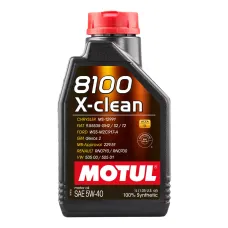 Олива моторна MOTUL 8100 X-CLEAN 5W-40 1л (854111/102786)