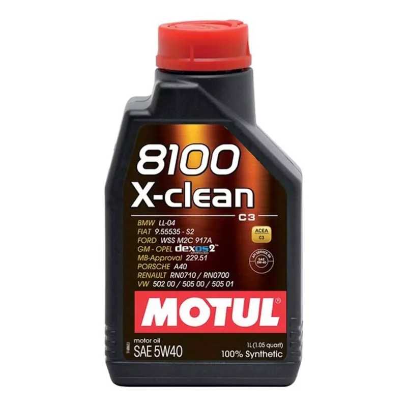 Моторне масло MOTUL 8100 X-CLEAN 5W-40 854154 2л (854121/102049)