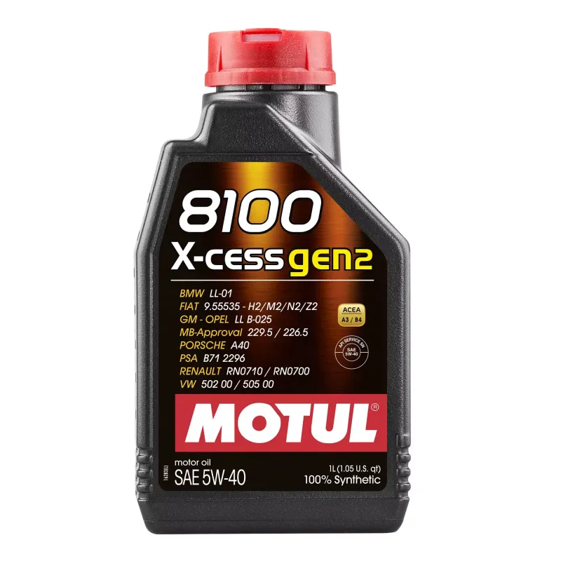 Моторна олива MOTUL 8100 X-CESS GEN2 5W-40 1л (109774)