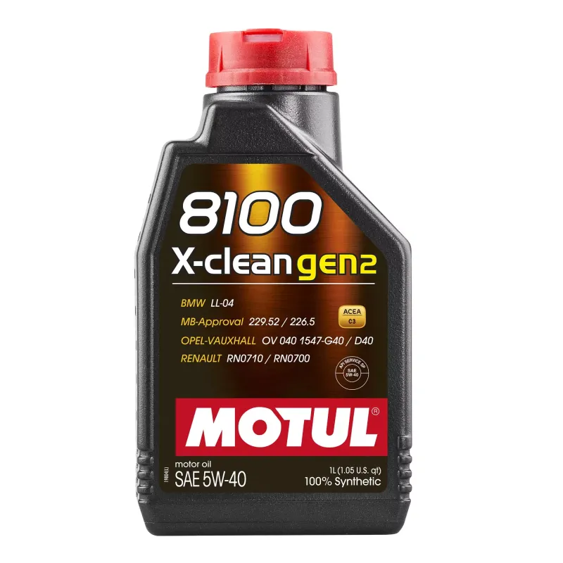 Моторна олива MOTUL 8100 X-CLEAN 5W-40 GEN2 1л (109761)