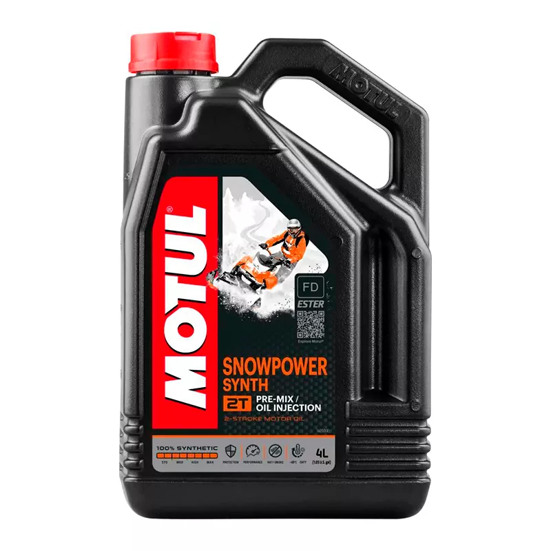 Промислова олива Motul Snowpower Synth 2T 4л (812407)