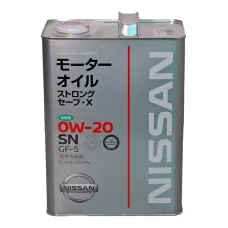Олива моторна NISSAN "Strong Save-X 0W-20 SN" 4л (KLAN000204)
