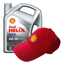 Моторна олива Helix HX8 ECT 5W-30 5л + бейсболка