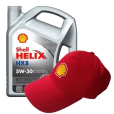 Моторна олива Helix HX8 ECT 5W-30 5л + бейсболка