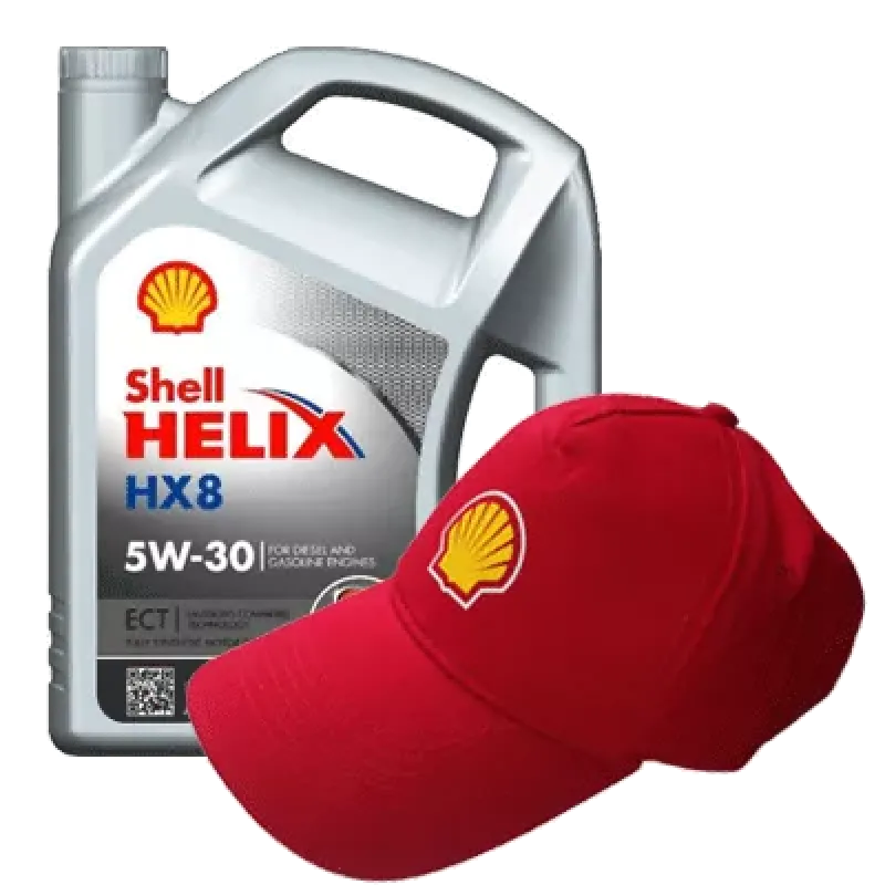 Моторна олива Helix HX8 ECT 5W-30 5л + бейсболка