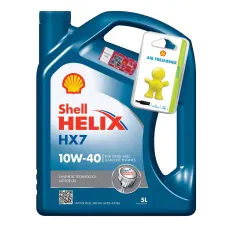 Моторна олива Shell Helix HX7 10W-40 5л + освіжувач Little Joe