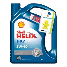 Моторна олива Shell Helix HX7 5W-40 4л + освіжувач Little Joe