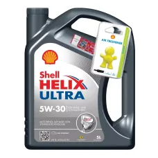 Моторна олива Shell Helix Ultra 5W-30 5л + освіжувач Little Joe
