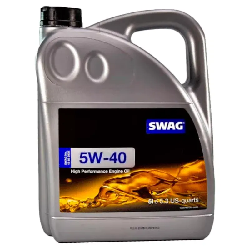 Моторна олива SWAG Engine Oil 5W-40 синтетична 5л (15932938)