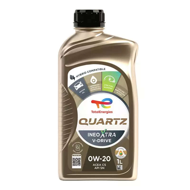 Моторна олива Total Quartz 9000 V-Drive 0W-20 1л