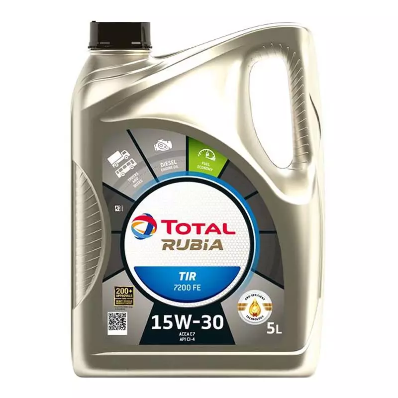Моторна олива Total Rubia TIR 7200 FE 15W-30 5л (148582)