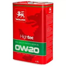 Моторна олива WOLVER Hightec 0W-20 4л (4260360943492)