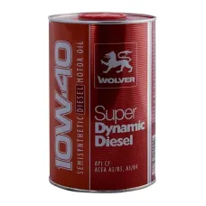 Моторна олива WOLVER Super Dynamic Diesel 10W-40 1л (30241) (4260360944109)