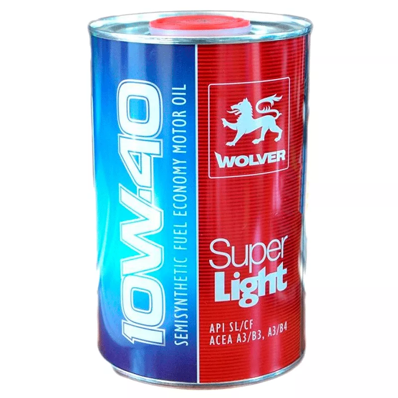 Моторна олива WOLVER Super Light 10W-40 1л (962) (4260360941054)