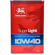 Моторна олива WOLVER Super Light 10W-40 4л (964) (4260360940033)