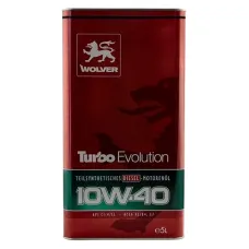 Моторна олива WOLVER Turbo Evolution 10W-40 5л (46033) (4260360944420)