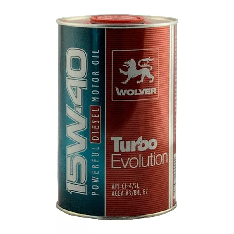 Моторна олива WOLVER Turbo Evolution 15W-40 1л (46815) (4260360944444)