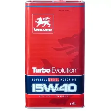 Моторна олива WOLVER Turbo Evolution 15W-40 5л (46816) (4260360944482)