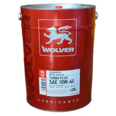 Моторна олива WOLVER Turbo Plus 10W-40 20л (4421) (4260360940712)