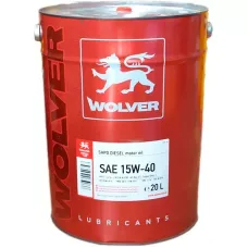Моторна олива WOLVER Turbo Power 15W-40 20л (28575) (4260360943119)