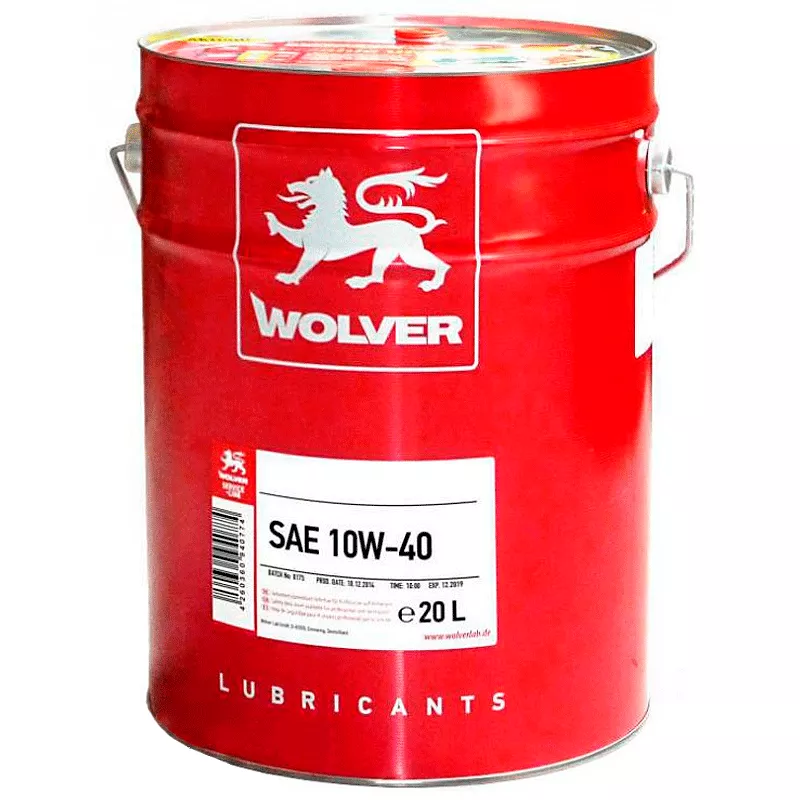 Моторна олива WOLVER Turbo Truck 10W-40 20л (28686) (4260360941870)